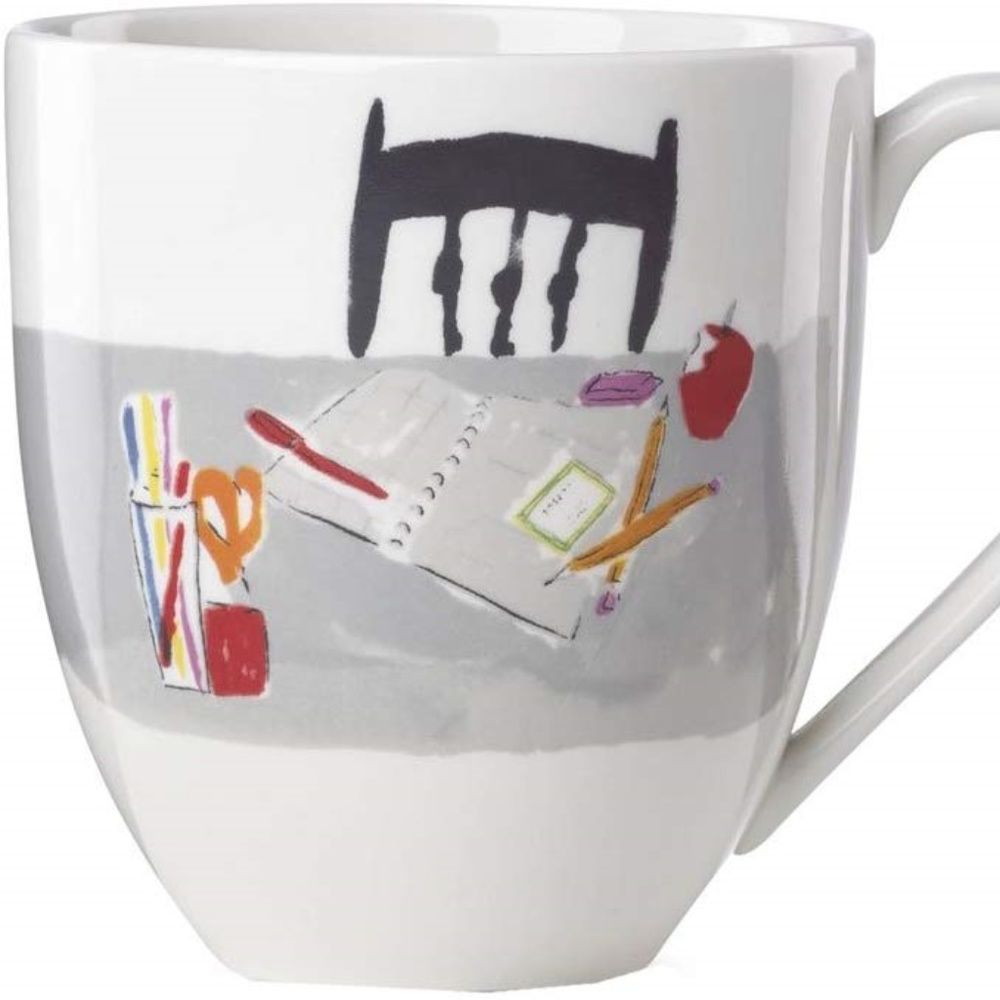 kate spade new york Illustrated Mug - Intelligent